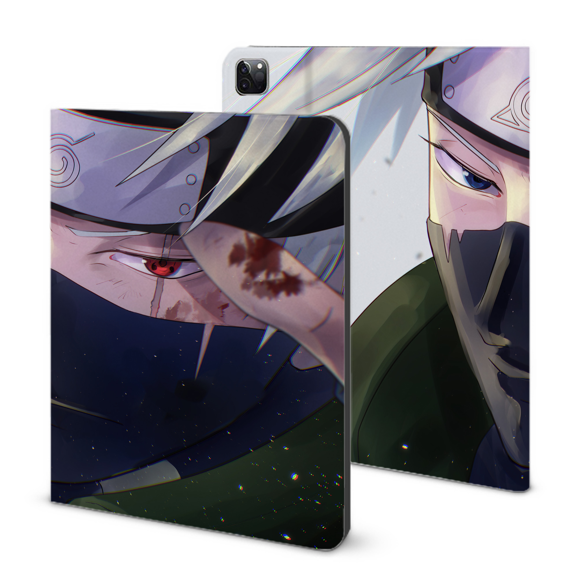 （画像用） NARUTO -ナルト- NARUTO -ナルト- 疾風伝 IPad ケース ブック型 PUレザー TPU 耐衝撃 軽量 薄型 ペン収納なし 全面保護 IPad 各モデル対応